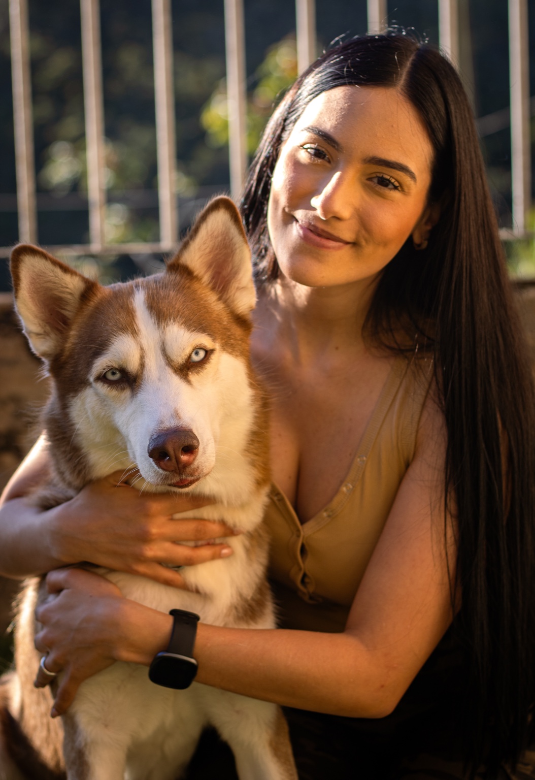 Paola con Nala